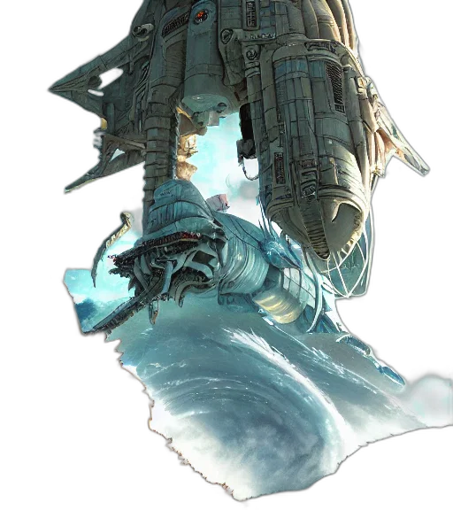 dragon, weapon, robot, creature transparent PNG cut-out