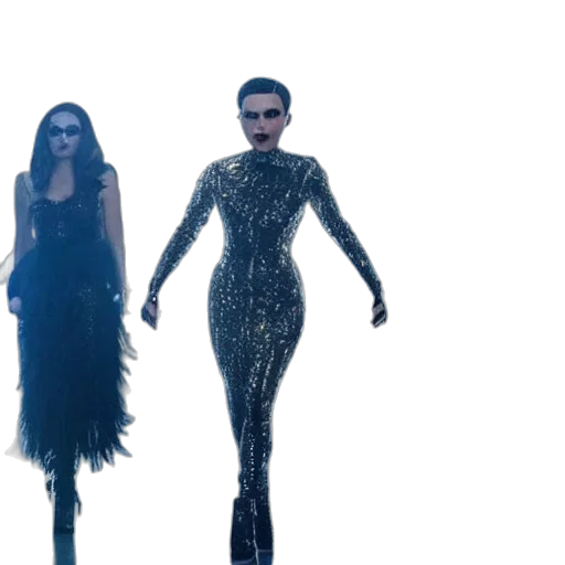 dress, hair, creature, concept art transparent PNG cut-out