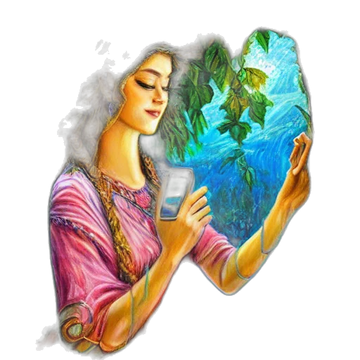 oil painting, watercolor, fantasy art, photorealistic transparent PNG cut-out