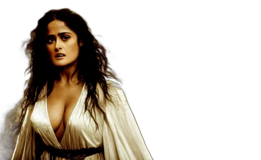epic, photo, salma, hayek transparent PNG cut-out