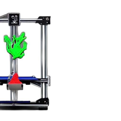 robot, 3d render, printer, printng transparent PNG cut-out