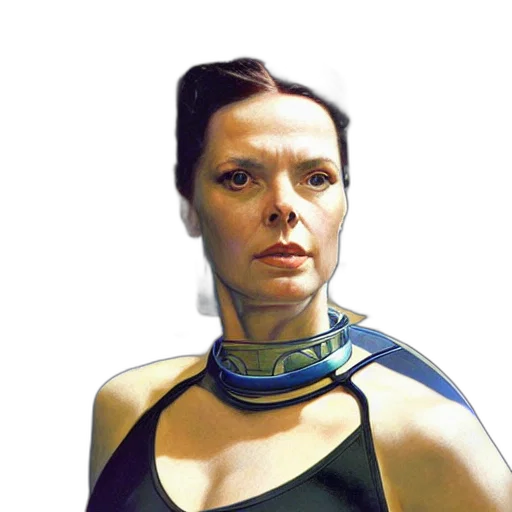 jewelry, robot, face, staff transparent PNG cut-out
