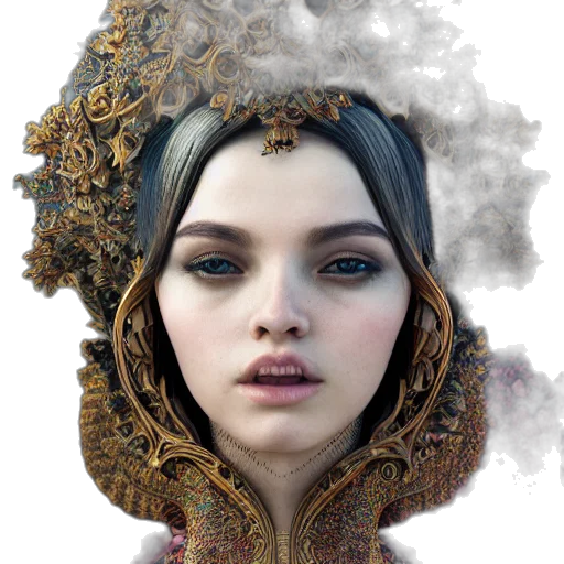 face, crown, mask, jewelry transparent PNG cut-out