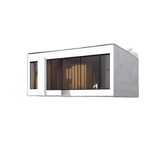 building, furniture, 3d render, photorealistic transparent PNG cut-out