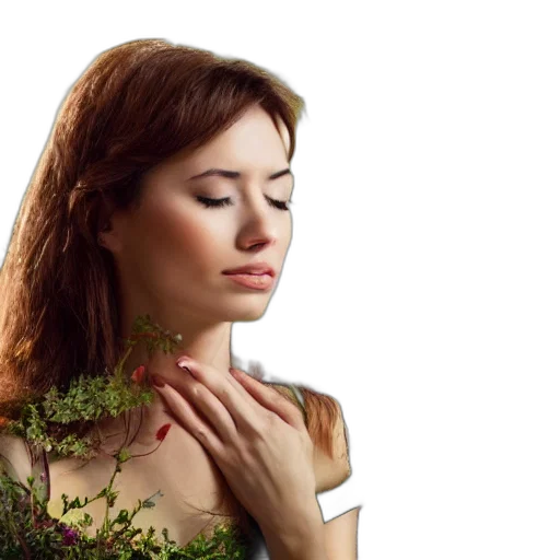 jewelry, photorealistic, forest, beautiful transparent PNG cut-out