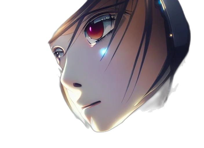 robot, face, mask, creature transparent PNG cut-out