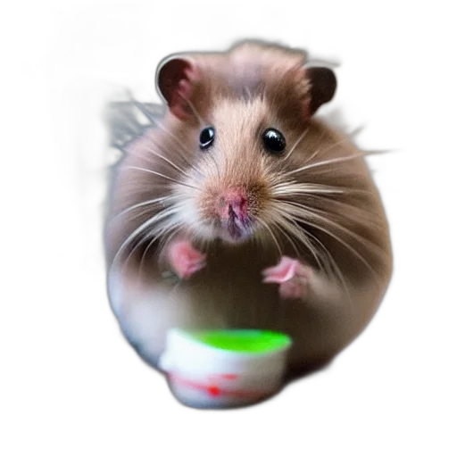 animal, creature, hat, staff transparent PNG cut-out