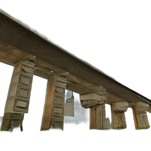 building, 3d render, concept art, photorealistic transparent PNG cut-out