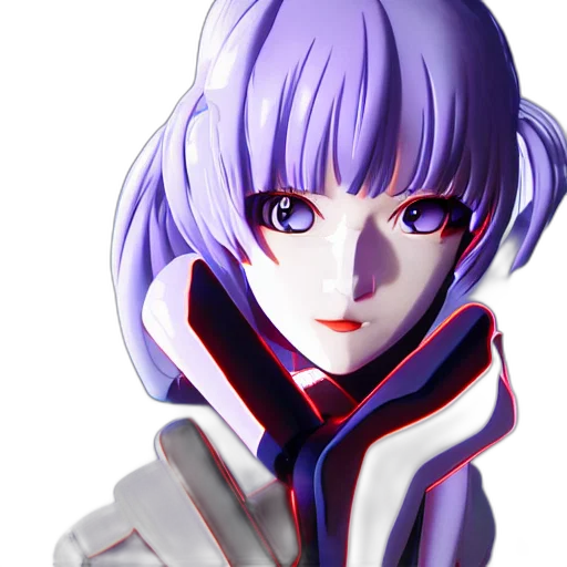 robot, jacket, face, flower transparent PNG cut-out