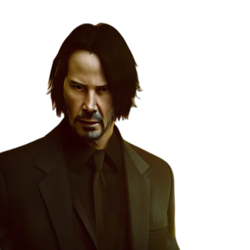 face, jacket, hair, photorealistic transparent PNG cut-out