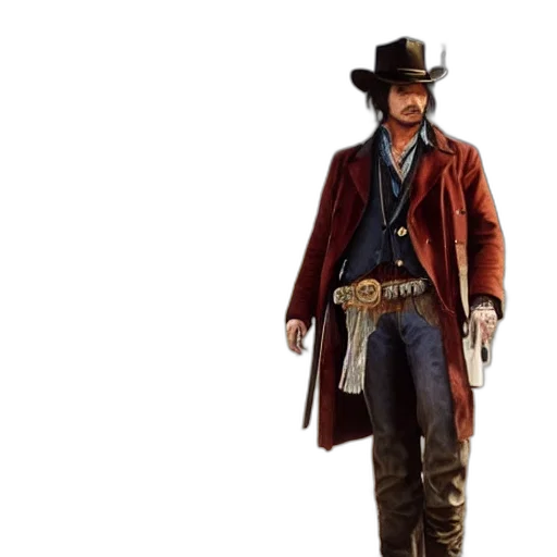 jacket, weapon, concept art, 3d render transparent PNG cut-out