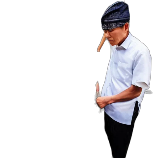 staff, hat, umbrella, animal transparent PNG cut-out