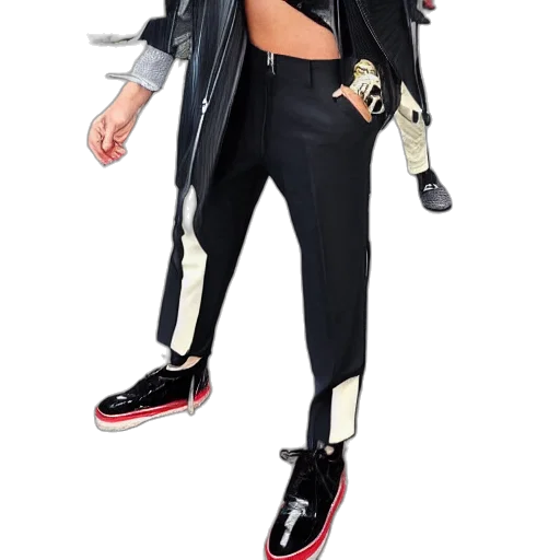 jacket, cyberpunk, concept art, dripped transparent PNG cut-out