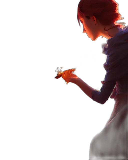 dress, weapon, crown, staff transparent PNG cut-out