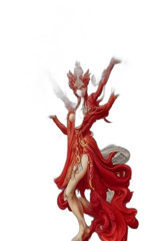 dragon, creature, staff, concept art transparent PNG cut-out