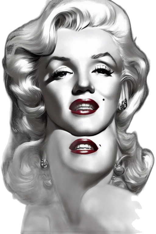 face, photorealistic, cartoon, comic book art transparent PNG cut-out