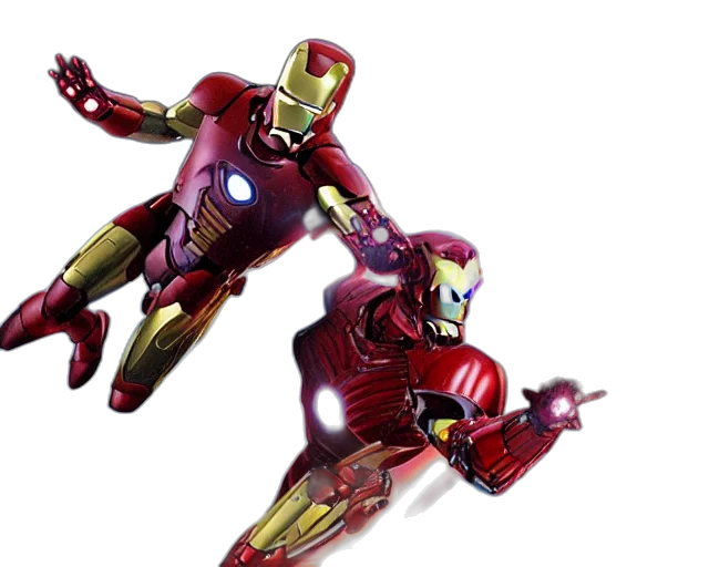 3d render, concept art, comic book art, duel transparent PNG cut-out