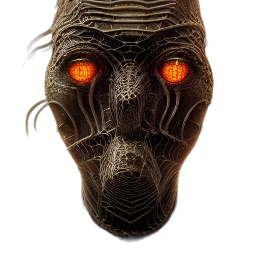 mask, creature, face, robot transparent PNG cut-out