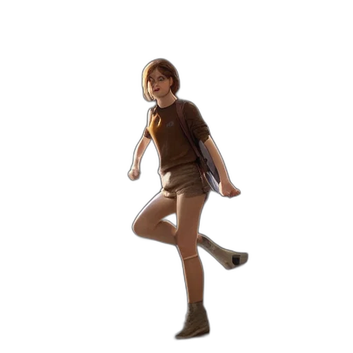 jacket, staff, creature, robot transparent PNG cut-out