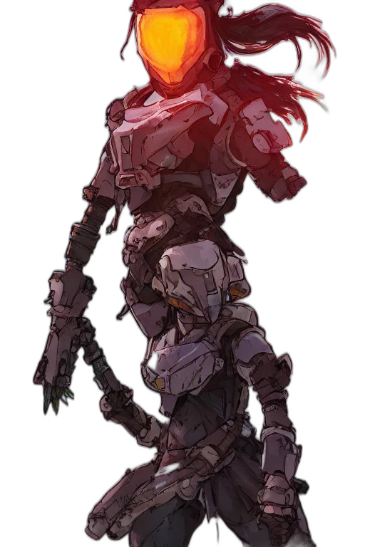 robot, weapon, sword, creature transparent PNG cut-out