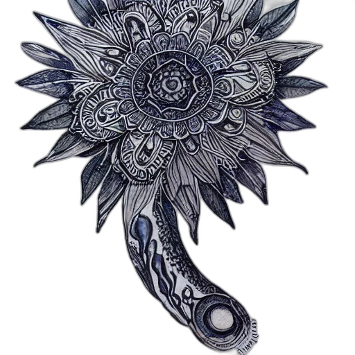 jewelry, crown, staff, flower transparent PNG cut-out