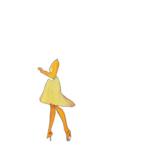 dress, hat, creature, shoes transparent PNG cut-out