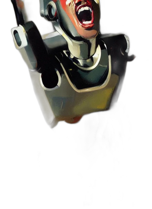 robot, jewelry, mask, weapon transparent PNG cut-out