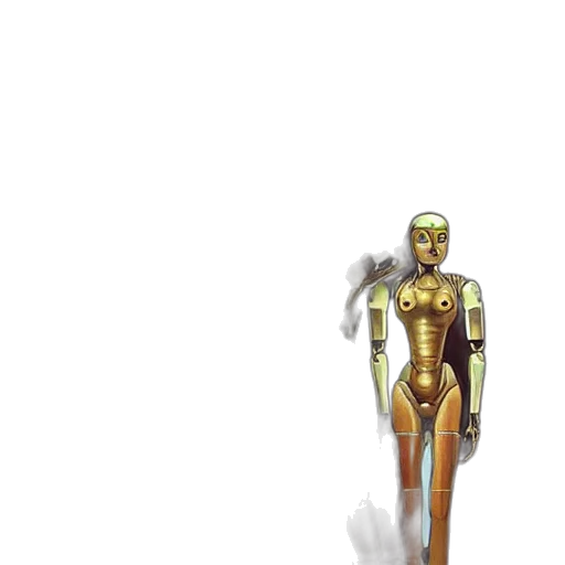 robot, staff, weapon, sword transparent PNG cut-out