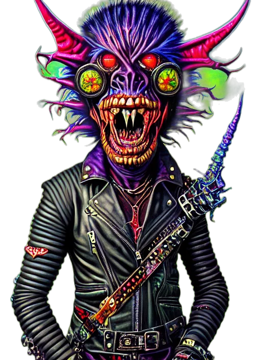 staff, mask, jacket, creature transparent PNG cut-out