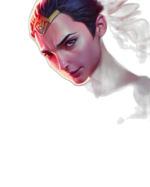 face, crown, mask, creature transparent PNG cut-out