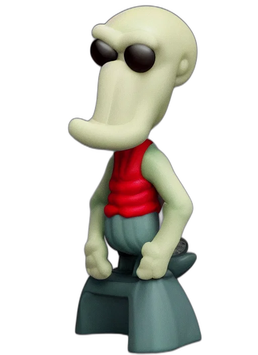 staff, robot, face, creature transparent PNG cut-out