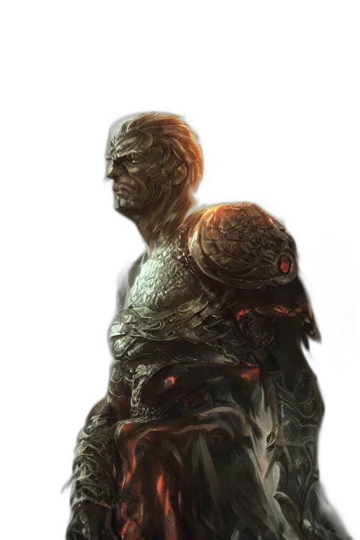 face, robot, creature, sword transparent PNG cut-out