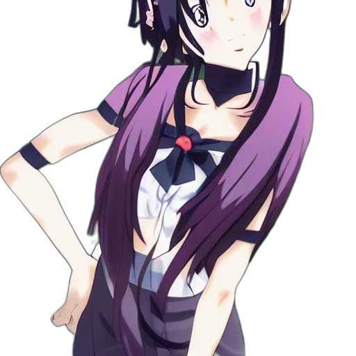 dress, staff, face, weapon transparent PNG cut-out