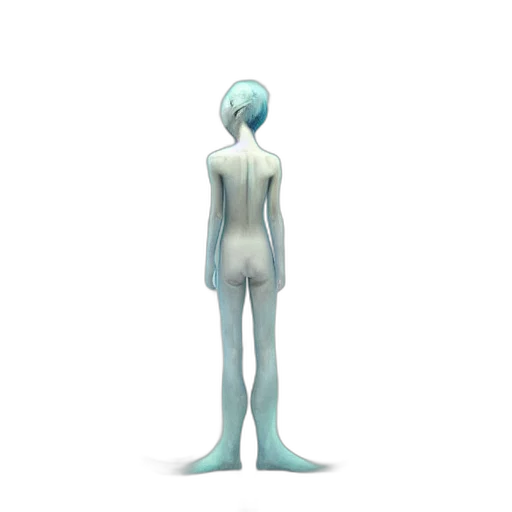 robot, staff, creature, dress transparent PNG cut-out