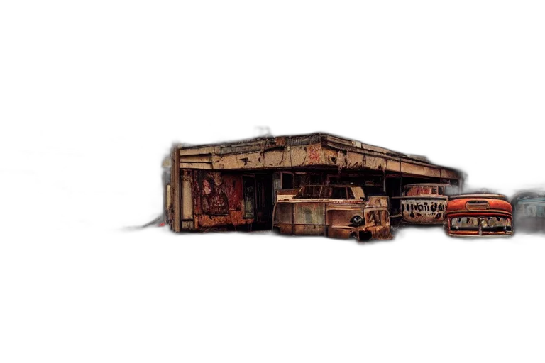 furniture, car, building, weapon transparent PNG cut-out