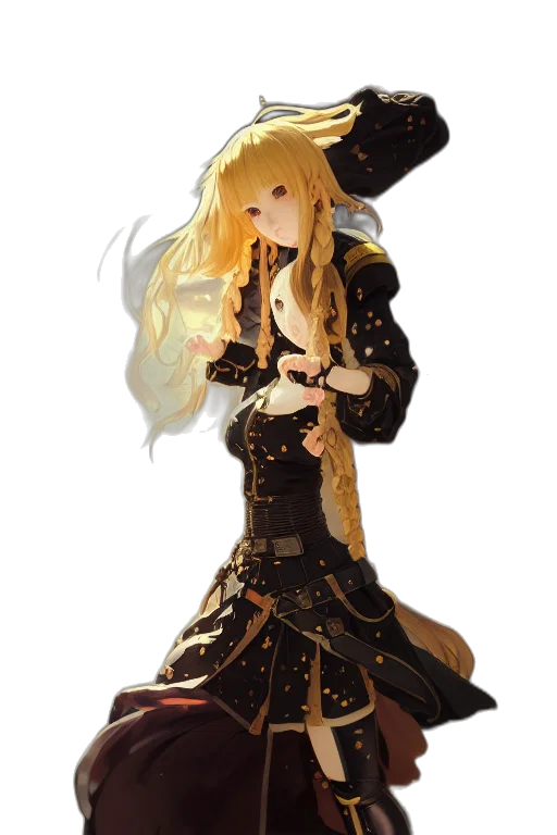 dress, staff, sword, dragon transparent PNG cut-out