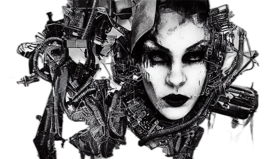 mask, robot, face, comic book art transparent PNG cut-out