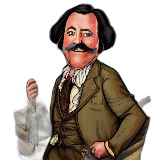 staff, face, cartoon, concept art transparent PNG cut-out