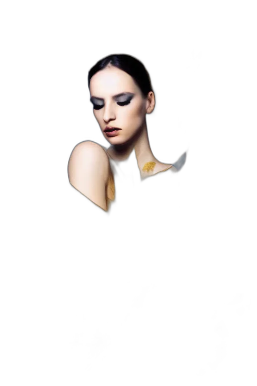 jewelry, face, hair, mask transparent PNG cut-out