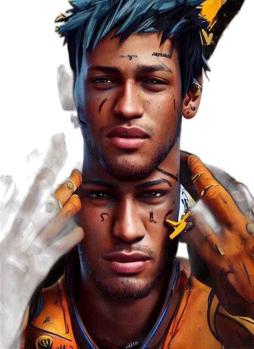 face, photorealistic, concept art, anime transparent PNG cut-out
