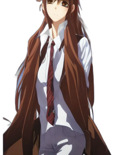 staff, dress, hair, jacket transparent PNG cut-out