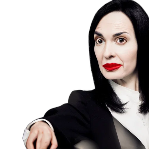 portrait, photograph, smug, vampire transparent PNG cut-out