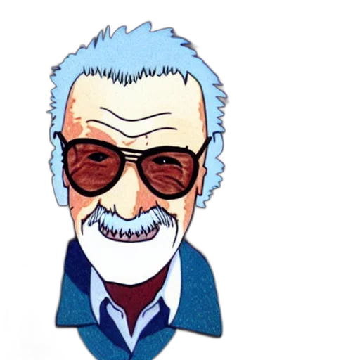 face, jacket, cartoon, comic book art transparent PNG cut-out