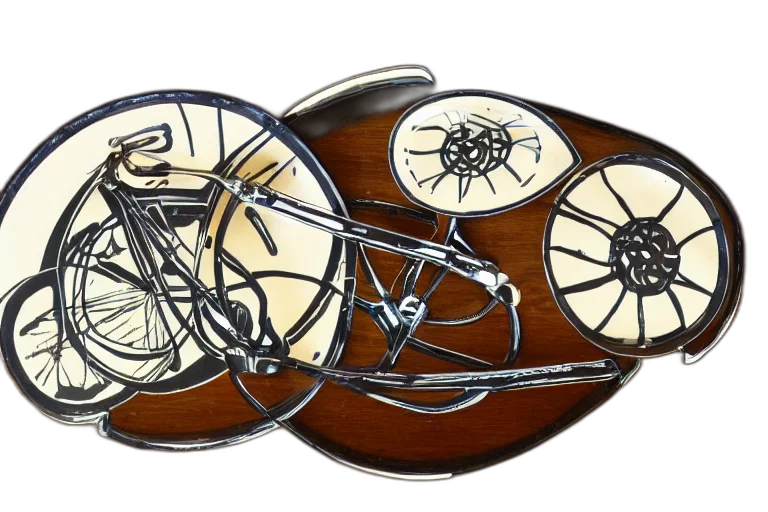 photorealistic, 3d render, bicyle, pedal transparent PNG cut-out