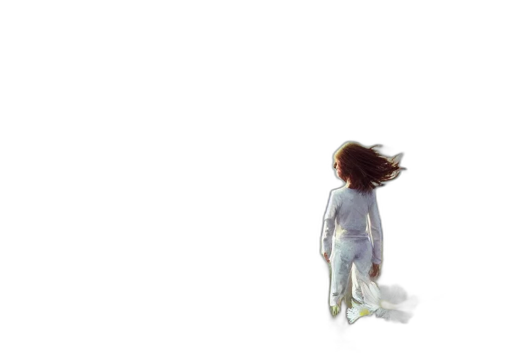 hair, robot, creature, dress transparent PNG cut-out