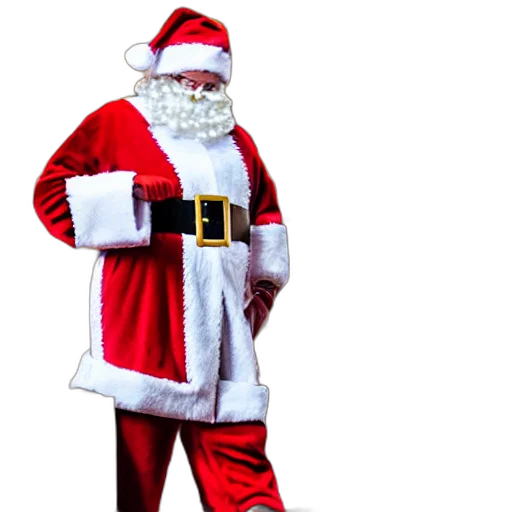 santa, claus, arriving, house transparent PNG cut-out