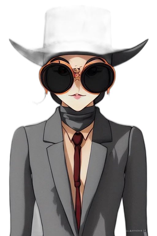 hat, mask, staff, face transparent PNG cut-out