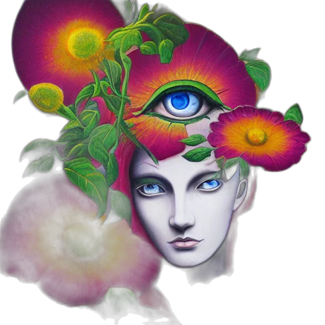 crown, mask, flower, hat transparent PNG cut-out