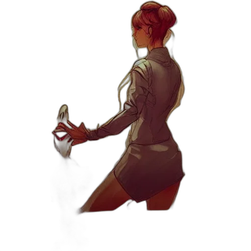 staff, weapon, robot, dress transparent PNG cut-out