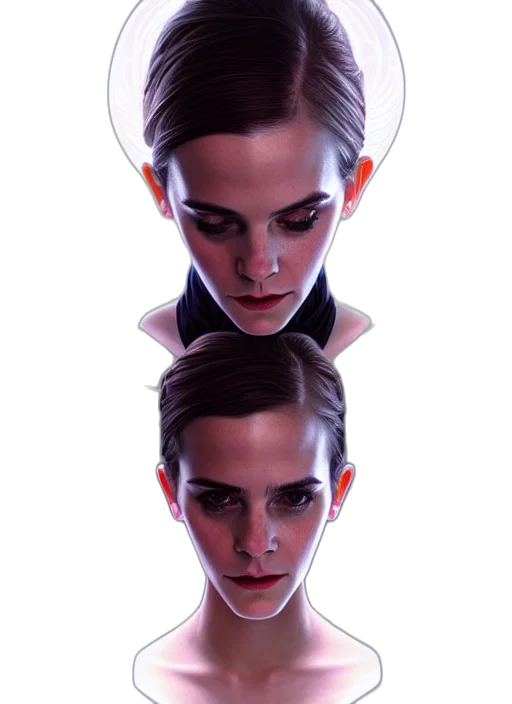 face, mask, crown, robot transparent PNG cut-out